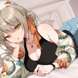 This is a pixiv picture whose title is どーこみてんの？.