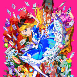 This is a pixiv picture whose title is アリス・イン・ワンダーランド.