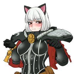 This is a pixiv picture whose title is 猫耳 シスター・オヴ・バトル.