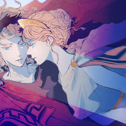 This is a pixiv picture whose title is アポロンとアルテミス.