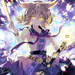 This is a pixiv picture whose title is 天地遍く治めるは我が[X]VII条の神光.