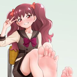 This is a pixiv picture whose title is 蟹江ちゃん.