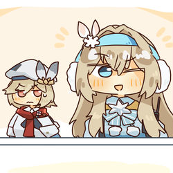 This is a pixiv picture whose title is １コマでわかる！ドルフロ２のスオミちゃん.