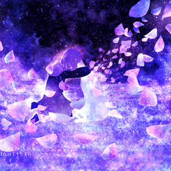 This is a pixiv picture whose title is 散る.