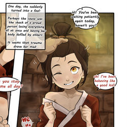 This is a pixiv picture whose title is Avatar- Azula, defeated by coup2.