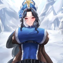 This is a pixiv picture whose title is Maiden 💙.