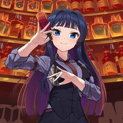 This is a pixiv picture whose title is うどんバーテンダー.