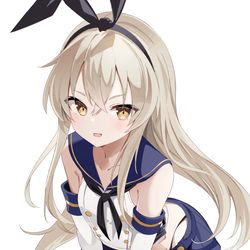 This is a pixiv picture whose title is 島風.