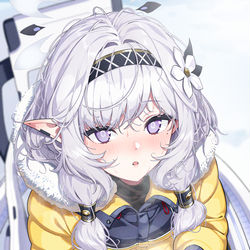 This is a pixiv picture whose title is 高保湿しっとり系寒がり美少女ハッカー.