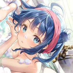 This is a pixiv picture whose title is 猫足バスタブ八奈見さん.