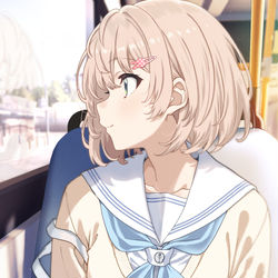 This is a pixiv picture whose title is 『街の風景』.