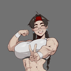 This is a pixiv picture whose title is Gym Gal.