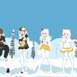 This is a pixiv picture whose title is 【リクエスト】男性→ホッキョクキツネ.
