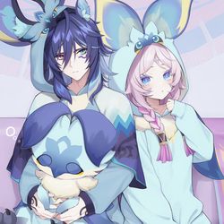 This is a pixiv picture whose title is イクトミ竜.