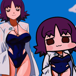 This is a pixiv picture whose title is ウチキド博士.
