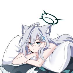 This is a pixiv picture whose title is 늑대와 함께 춤을.