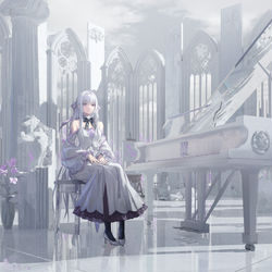 This is a pixiv picture whose title is White Color.