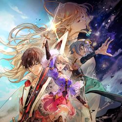 This is a pixiv picture whose title is 『マーセナリーズサーガ　リバース＆ラメント』メインビジュアル.