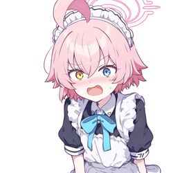 This is a pixiv picture whose title is メイド服.