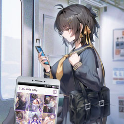 This is a pixiv picture whose title is 👁I'll be watching you... forever.