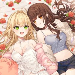 This is a pixiv picture whose title is ザビネロ🌹🫧.