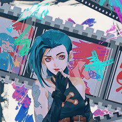 This is a pixiv picture whose title is 💙sister❤️.