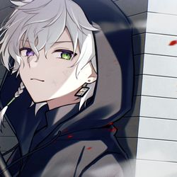 This is a pixiv picture whose title is 🔫🐦‍⬛.