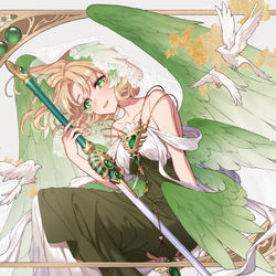 This is a pixiv picture whose title is 祝祭.