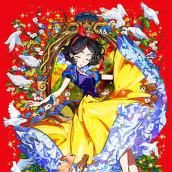 This is a pixiv picture whose title is 白雪姫.