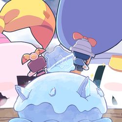 This is a pixiv picture whose title is マリルイブラザーシップまとめ.