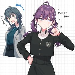 This is a pixiv picture whose title is 高校デビュー.