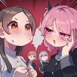 This is a pixiv picture whose title is ライバル.