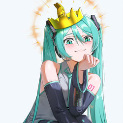 This is a pixiv picture whose title is Miku in Fornite.