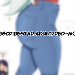 This is a pixiv picture whose title is Mona and RIn, butt showcase Prev.