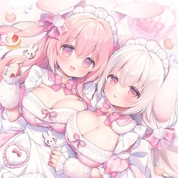 This is a pixiv picture whose title is あまあまもふもふ冬メイド🌸🎀.