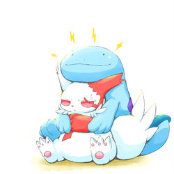 This is a pixiv picture whose title is 静電気.