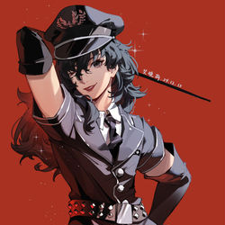 This is a pixiv picture whose title is 雨宫莲女装.