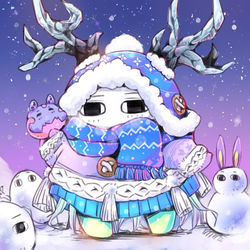 This is a pixiv picture whose title is フィンランドのメジェドさま.