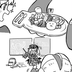 This is a pixiv picture whose title is もう転送された事を知らずにシャーレへ向かうイブキ.