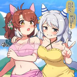 This is a pixiv picture whose title is Blu-ray特典ダンツ水着公開記念水着ルームメイト.