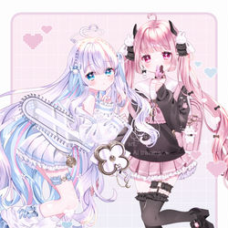 This is a pixiv picture whose title is ·.⟡🤍💗⟡.·.