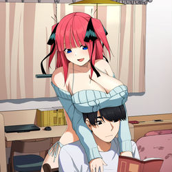 This is a pixiv picture whose title is 部屋に.