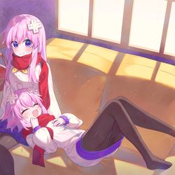 This is a pixiv picture whose title is 🧣Napping.
