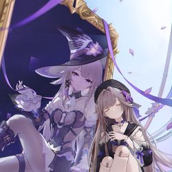 This is a pixiv picture whose title is Herta&The Herta.