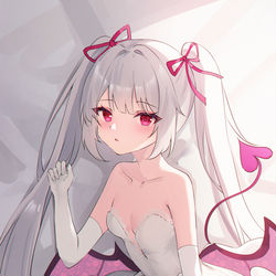 This is a pixiv picture whose title is 99日目　サキュバスちゃん.