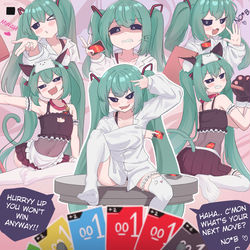 This is a pixiv picture whose title is Bratty Miku 💢.