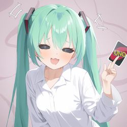 This is a pixiv picture whose title is 初音ミク.