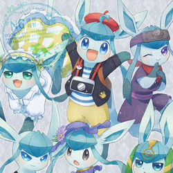 This is a pixiv picture whose title is 【C105】glace la porter【新刊】.