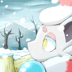 This is a pixiv picture whose title is 雪.