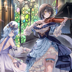This is a pixiv picture whose title is 漂泊者とショアキーパー／鳴潮.